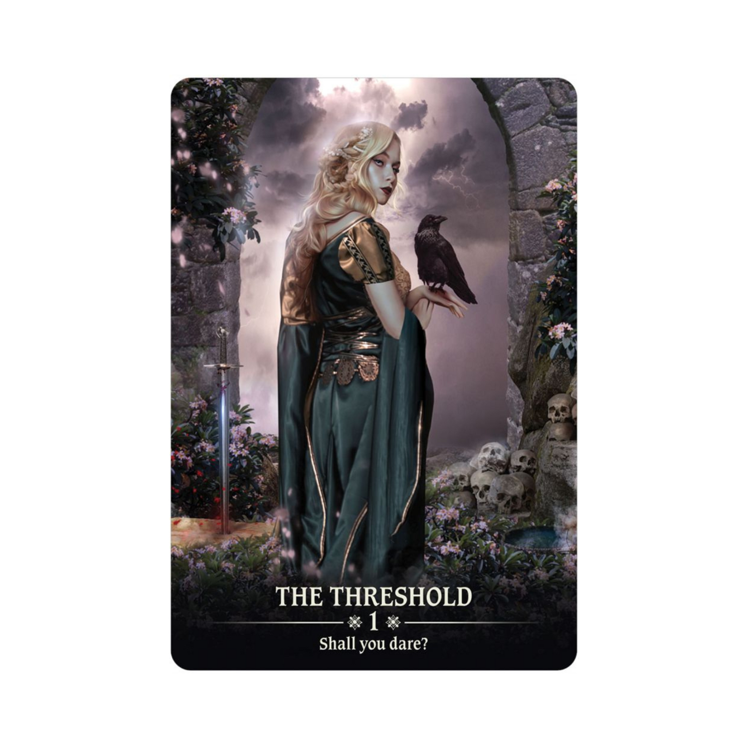 Dark Light Oracle Deck - Dark Light Oracle card - 1 - The Threshold