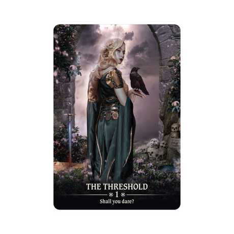 Dark Light Oracle Deck - Dark Light Oracle card - 1 - The Threshold