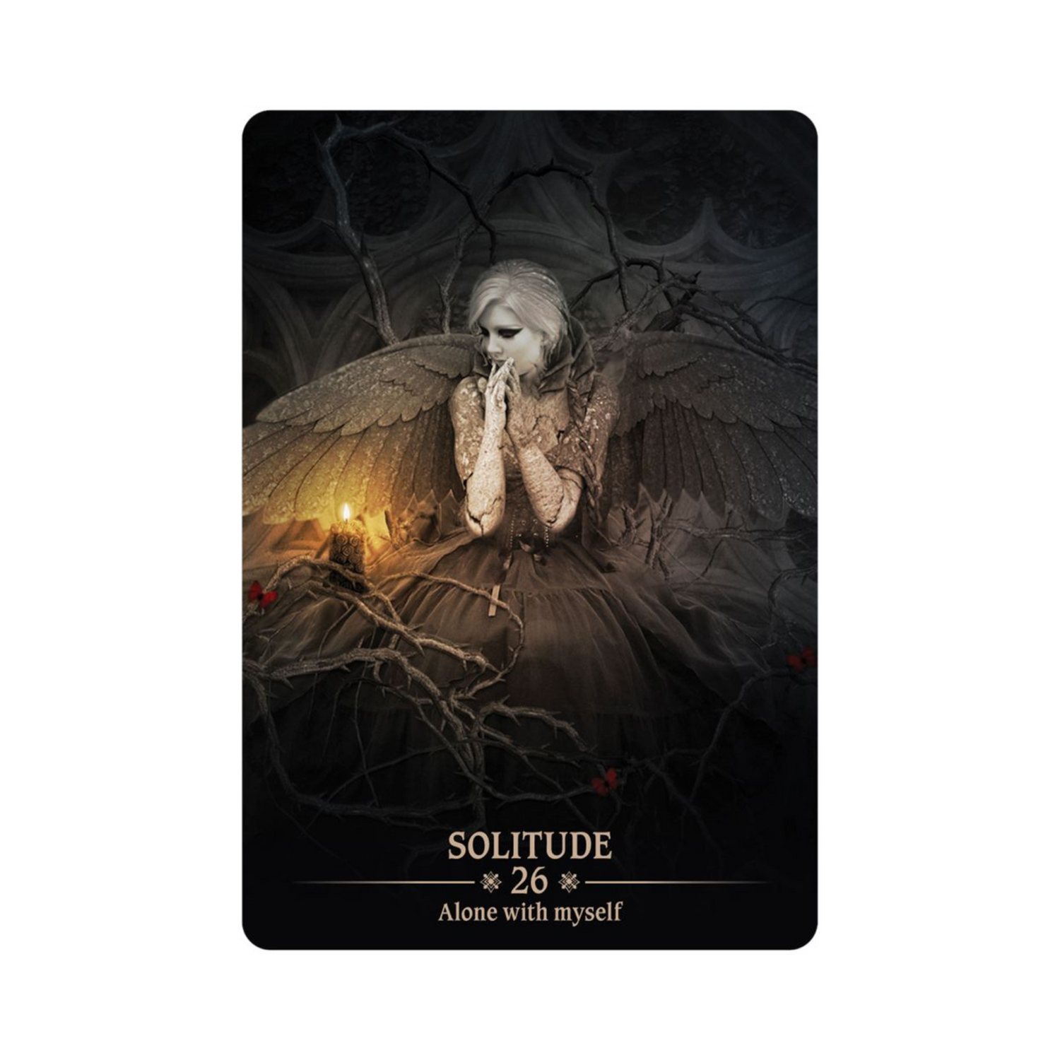 Dark Light Oracle Deck - Dark Light Oracle card - 26 - Solitude