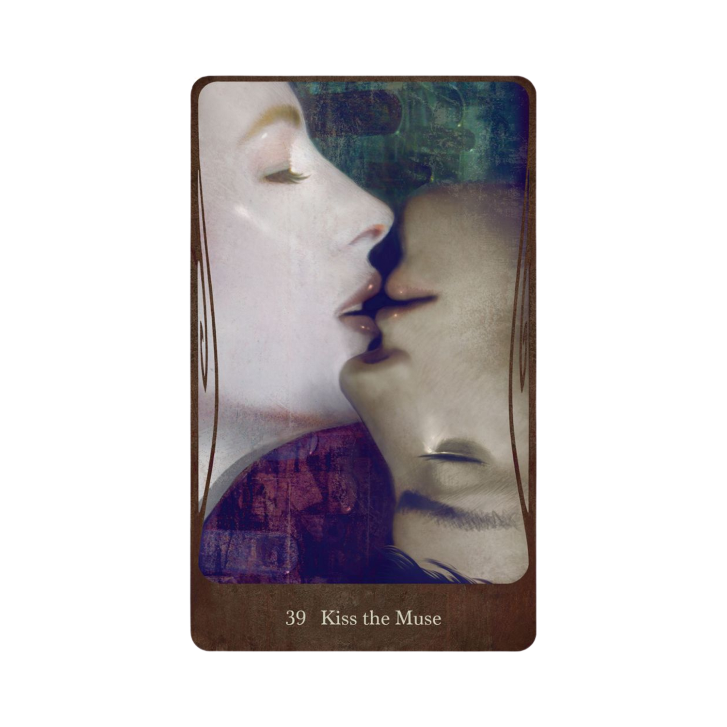 Divine Nature Oracle Deck - Divine Nature Oracle Deck Card - 39 - Kiss the Muse