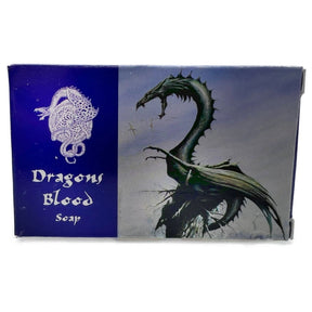 Dragons Blood Soap - Blue Box with image of dragon  dragons blood soap