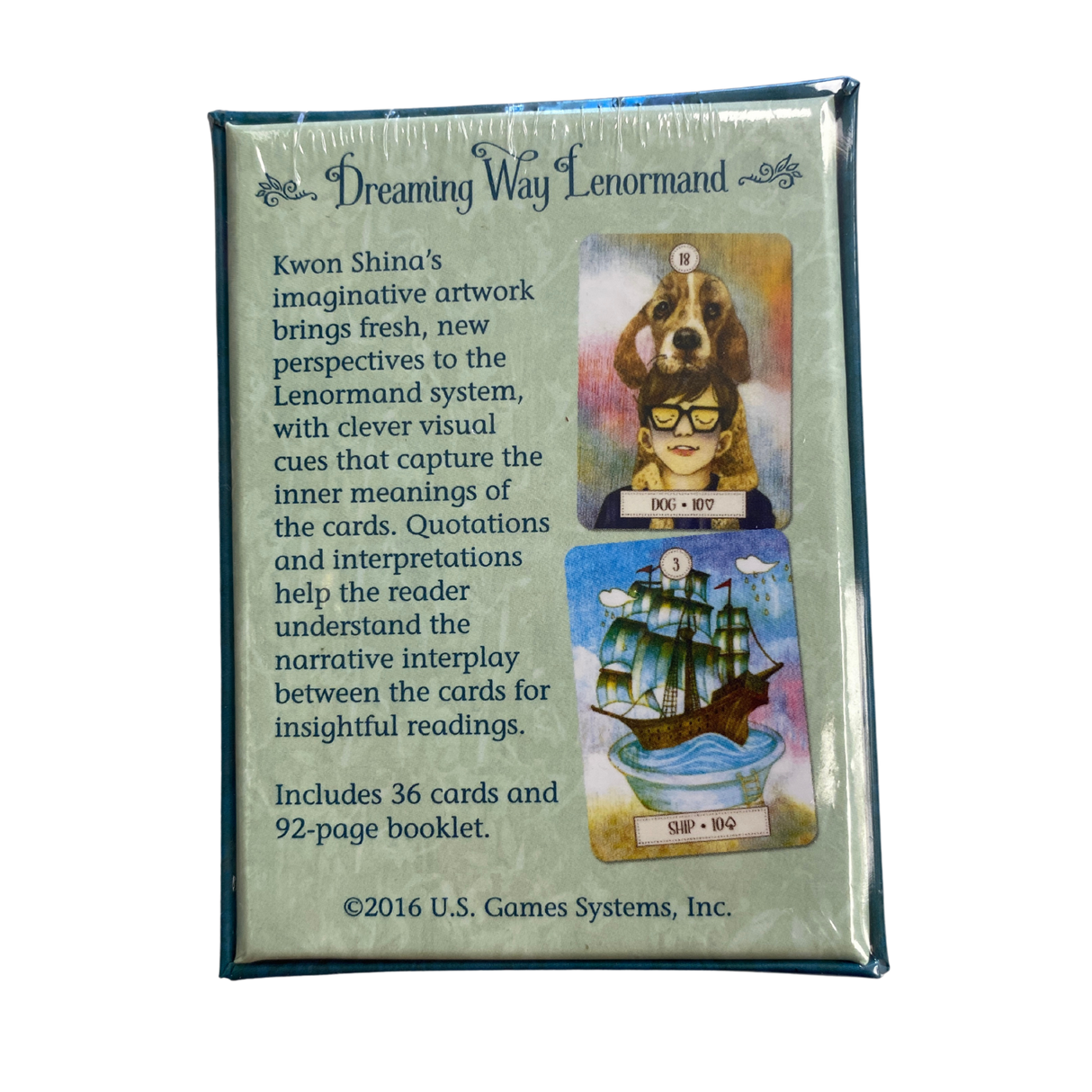 Dreaming Way Lenormand - Dreaming Way Lenormand deck back cover