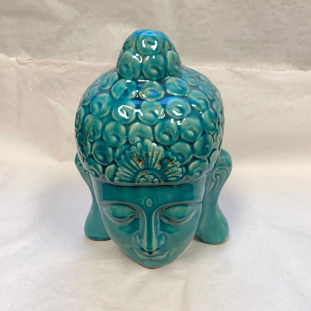 Dual Face Teal Buddha - 