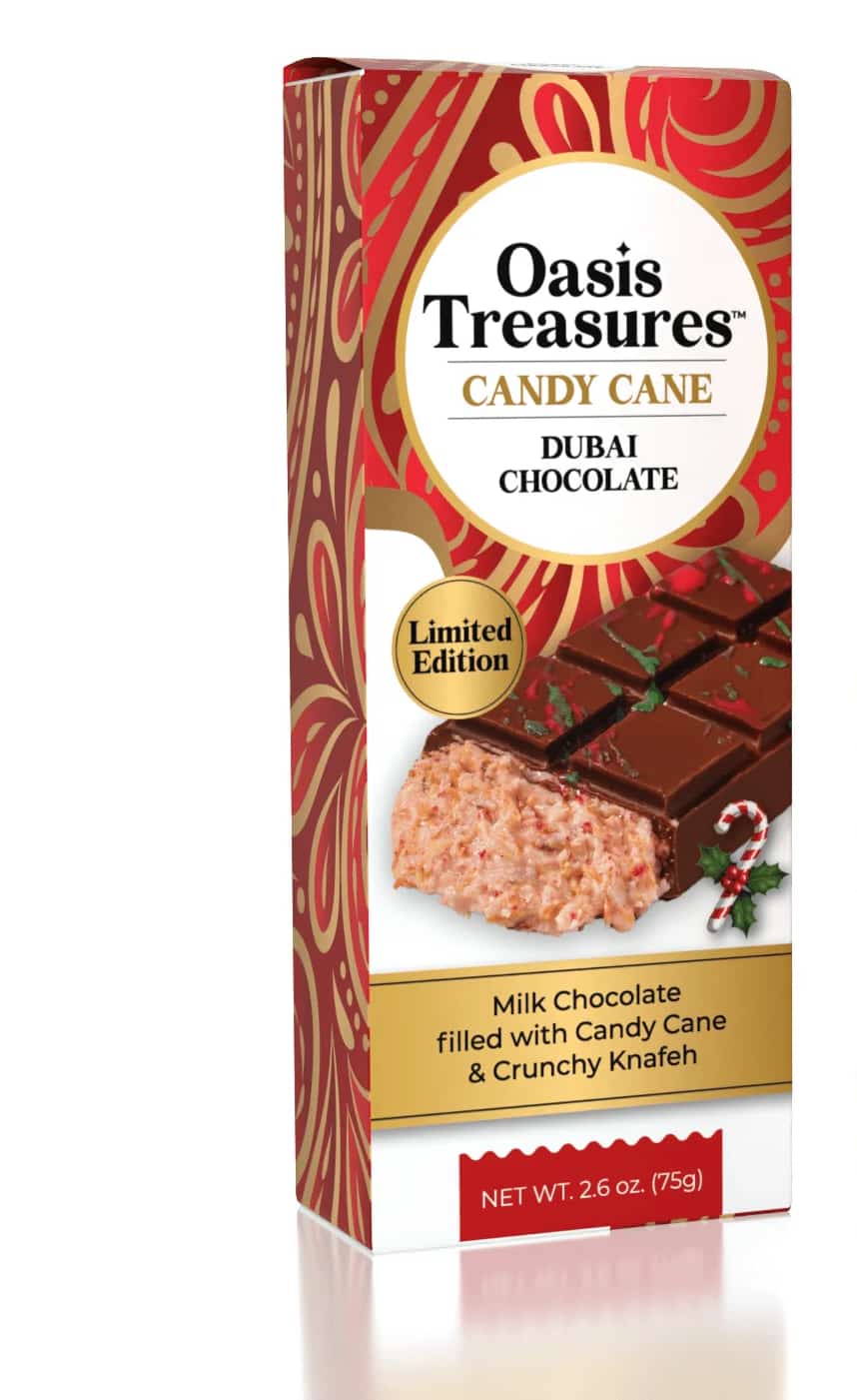 Dubai Candy Cane Milk Chocolate Bar