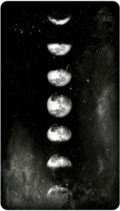 Earthly Souls & Spirits Moon Oracle Cards - Back of Card