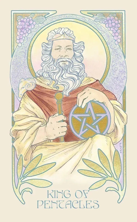 Ethereal Visions Illuminate Tarot - King of Pentacles