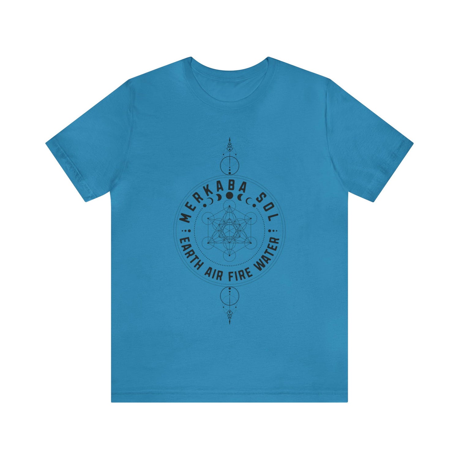 Earth Air Fire Water Merkaba Sol Short Sleeve Tee - 