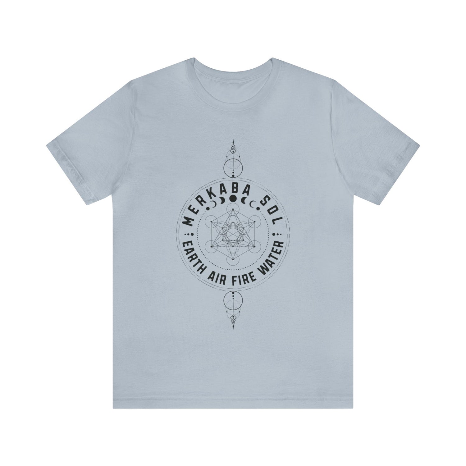 Earth Air Fire Water Merkaba Sol Short Sleeve Tee - 