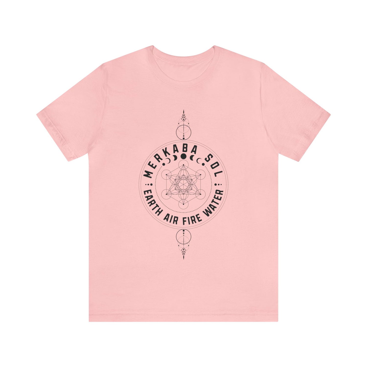 Earth Air Fire Water Merkaba Sol Short Sleeve Tee - 