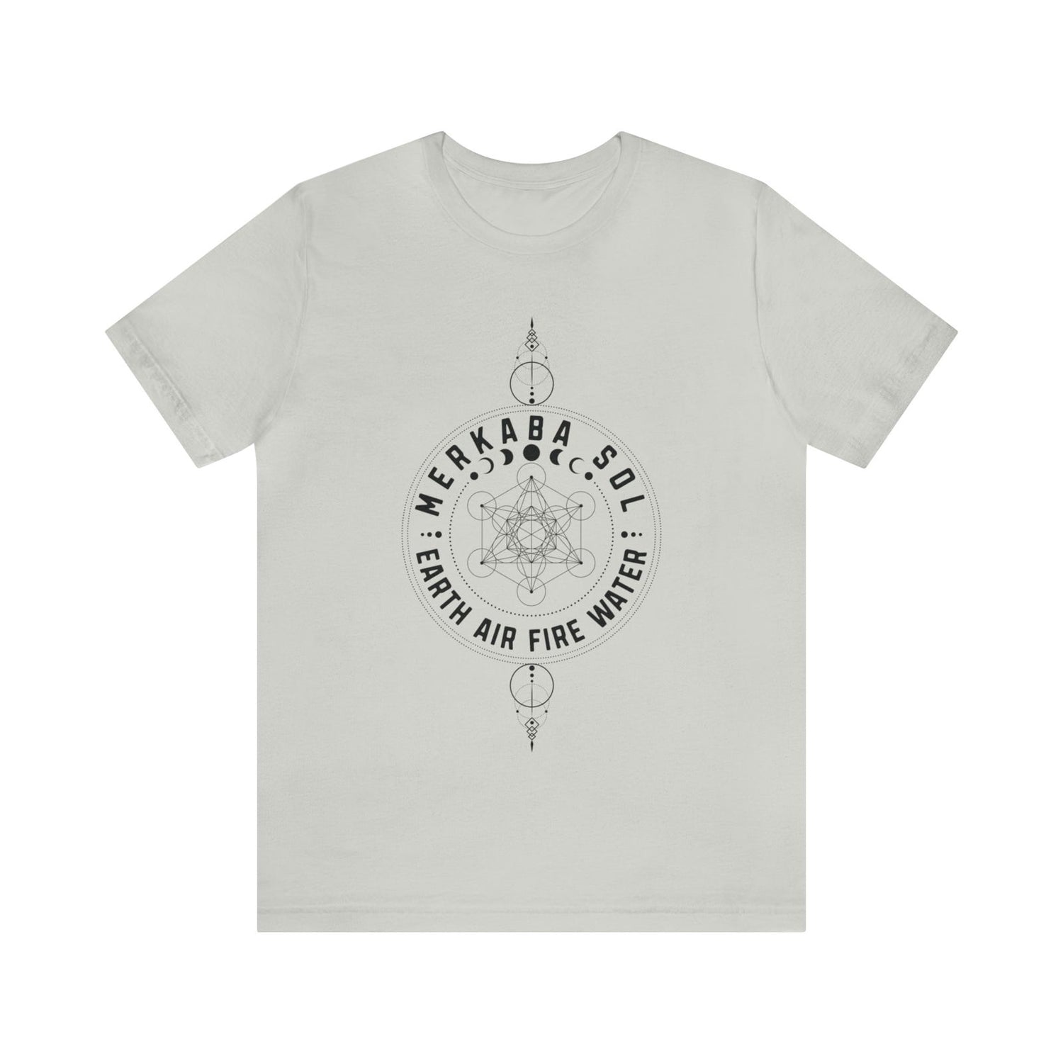 Earth Air Fire Water Merkaba Sol Short Sleeve Tee - 