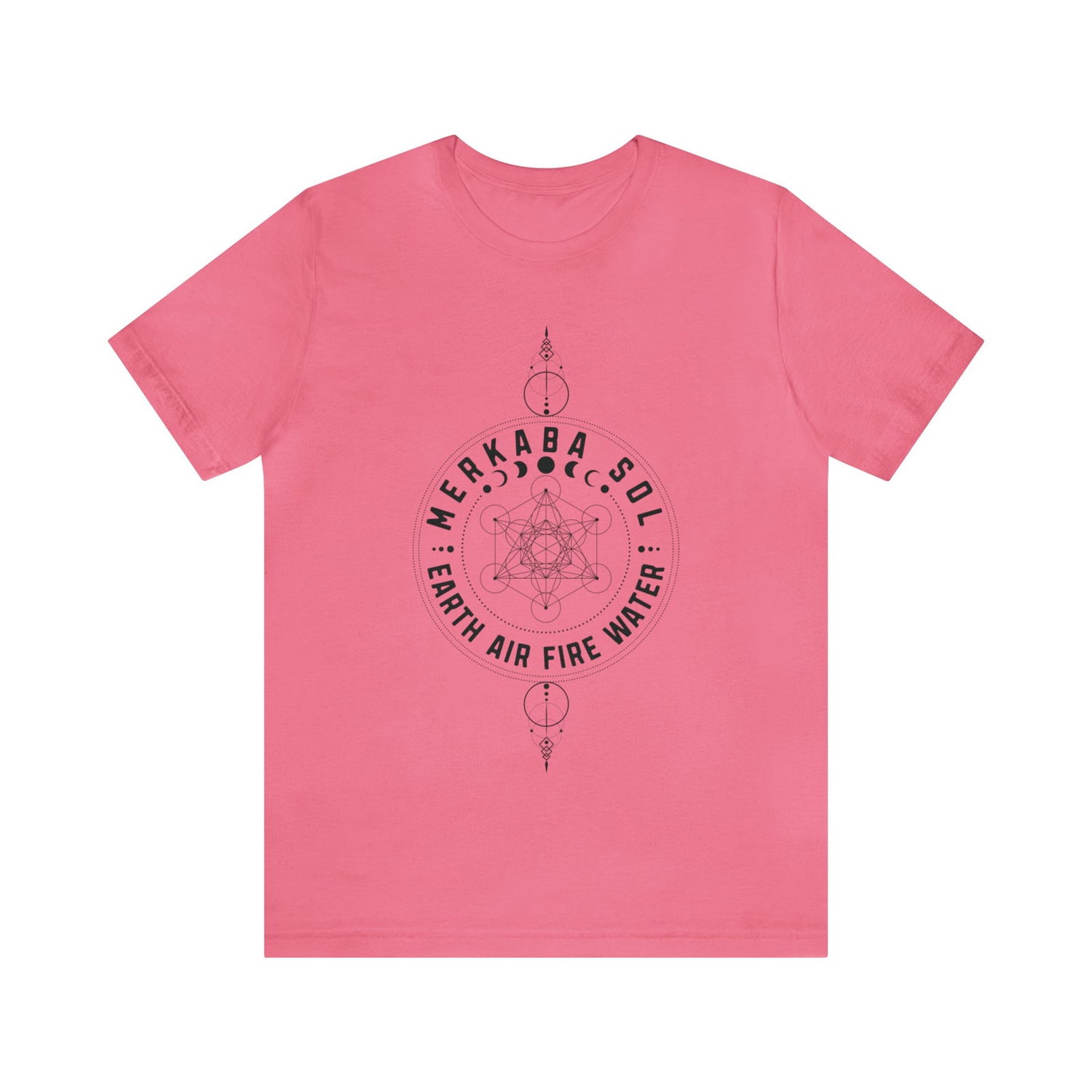 Earth Air Fire Water Merkaba Sol Short Sleeve Tee - 