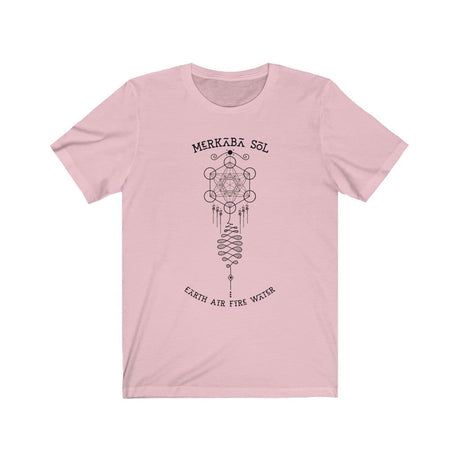 Earth Air Wind Fire Short Sleeve Tee - Earth Air Wind Fire. Bring inspiration and empowerment to your wardrobe with this earth air wind fire t-shirt in pink color or give it as a fun gift. From merkabasolshop.com