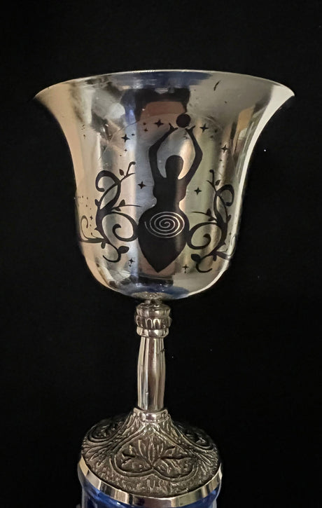 Earth Mother Silver Moon Chalice - 
