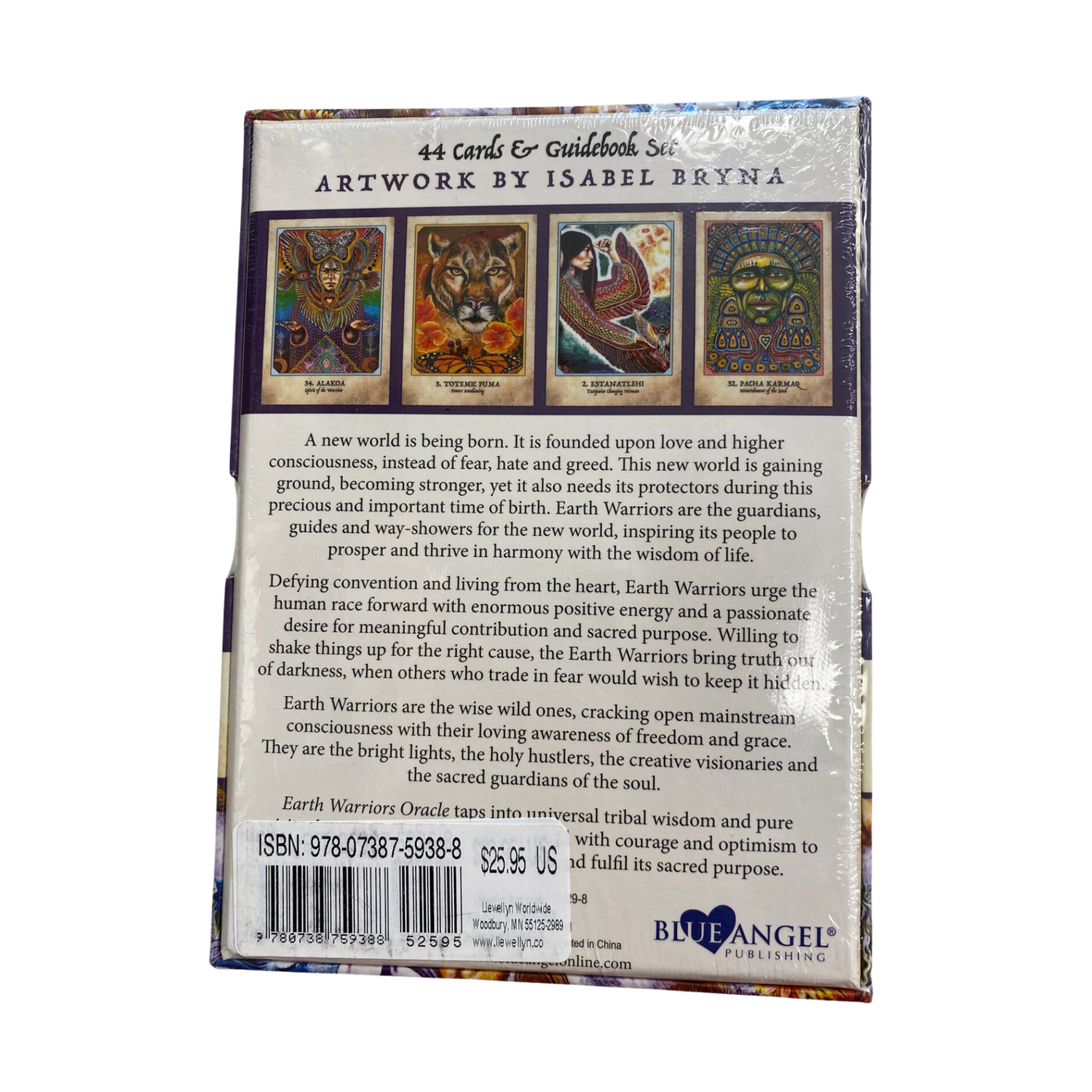 Earth Warriors Oracle Deck - Earth Warriors Oracle Deck back cover