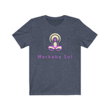 Enlightenment Short Sleeve Tee - Mind, enlightenment, meditation. Bring inspiration and empowerment to your wardrobe with this Enlightenment t-shirt in navy color or give it as a fun gift. From merkabasolshop.com
