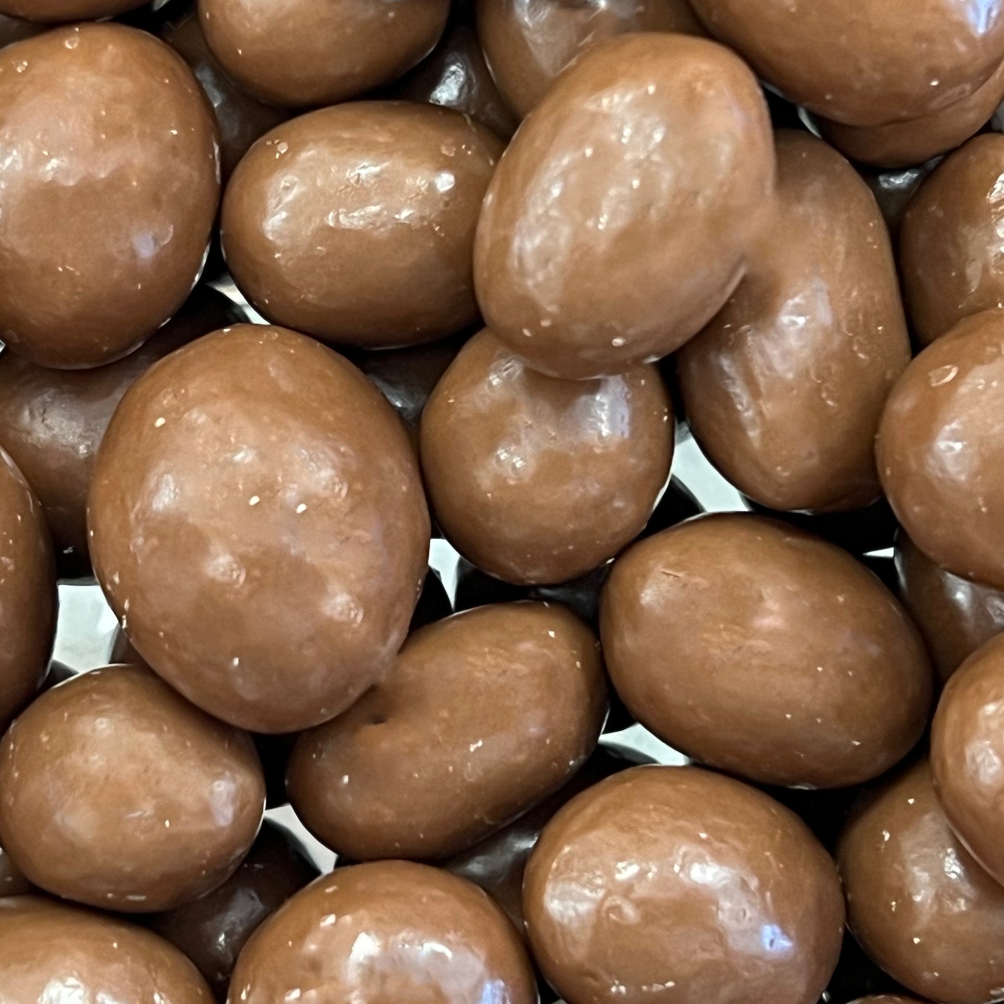 Small bean shaped milk chocolate espresso beans 