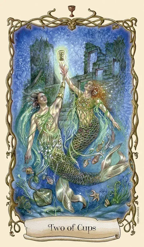 Fantastical Creatures Tarot Deck - 2 of Cups