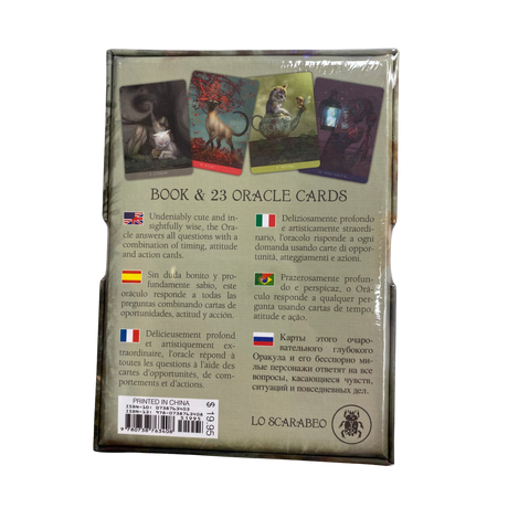 Fantasy Cats Oracle Deck - Fantasy Cats Oracle Deck back cover