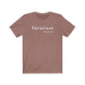Ferocius Short Sleeve Tee - Be ferocious on your journey and live life to the fullest.  Bring a unique shirt to your wardrobe with this Ferocious t-shirt in heather mauve color or give it as a fun gift. From merkabasolshop.com