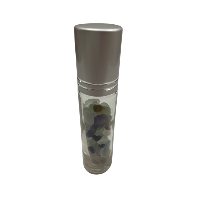 Fluorite Crystal Chip Oil Roller Bottle - #original_alt_text#