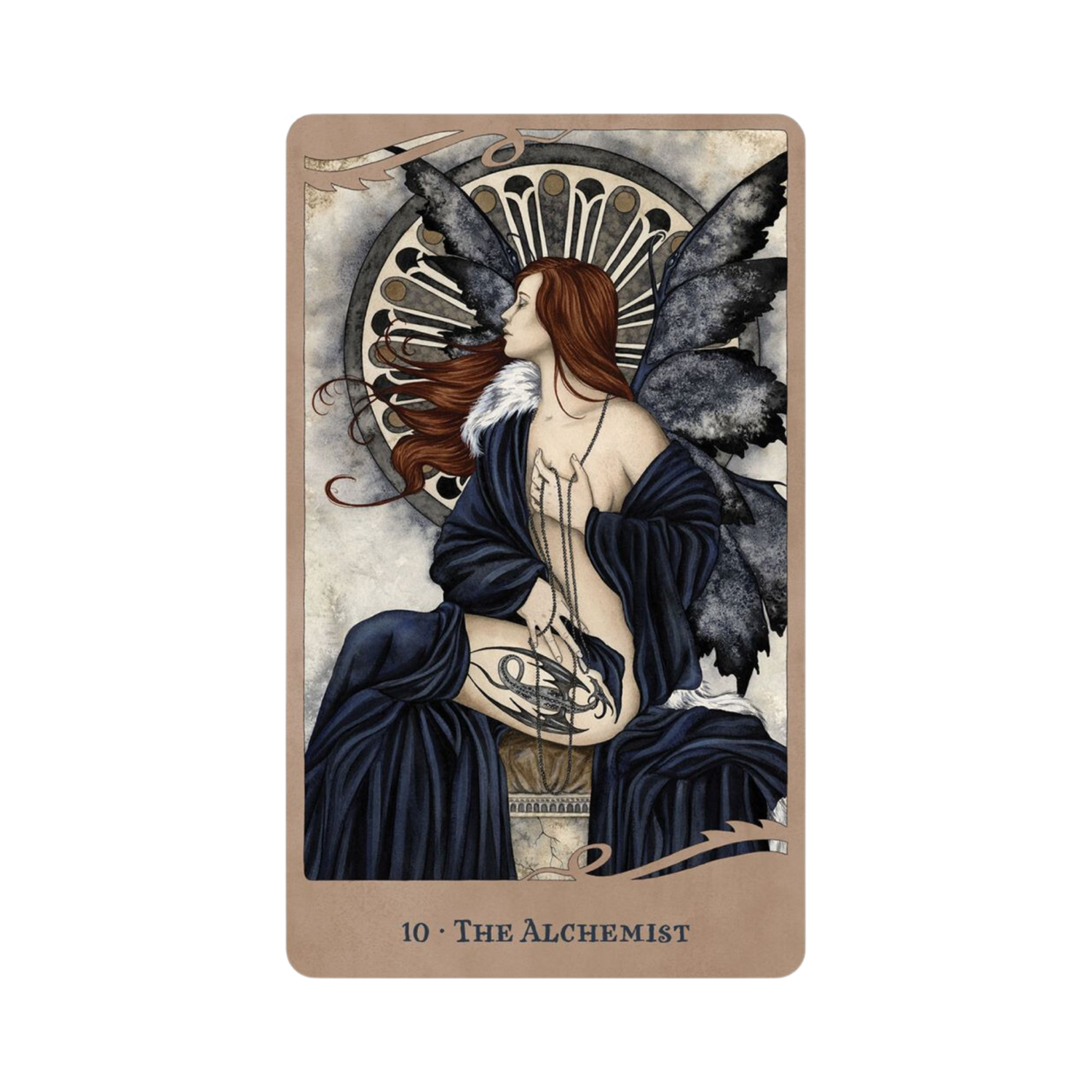 For the Love of Dragons Oracle - For the Love of Dragons Oracle Card 10 - The Alchemist