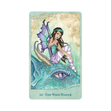 For the Love of Dragons Oracle - For the Love of Dragons Oracle Card 24 - The Wish Maker