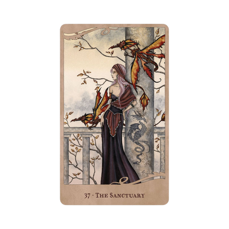 For the Love of Dragons Oracle - For the Love of Dragons Oracle Card 37 - The Sanctuary