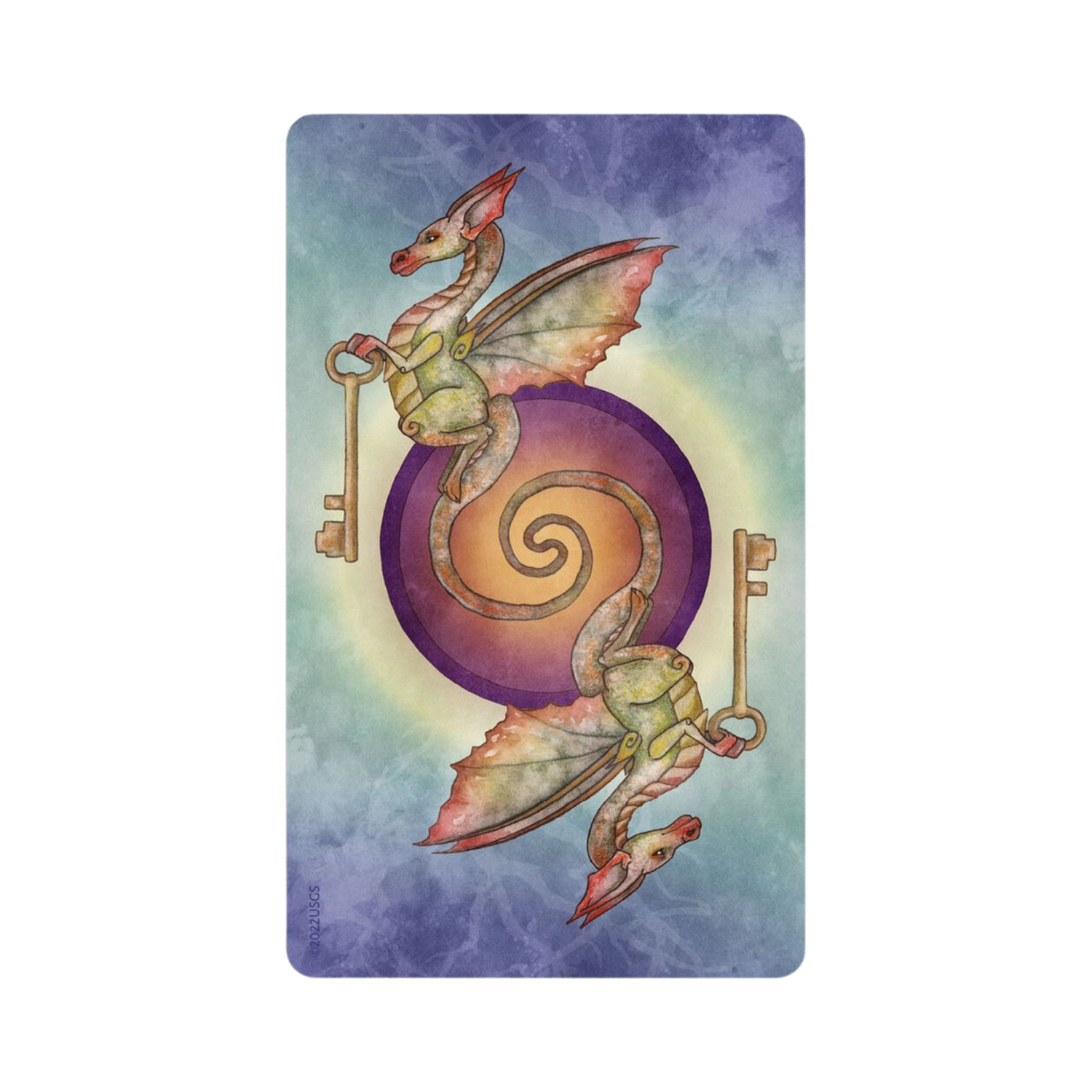 For the Love of Dragons Oracle - For the Love of Dragons Oracle Card Back Graphics