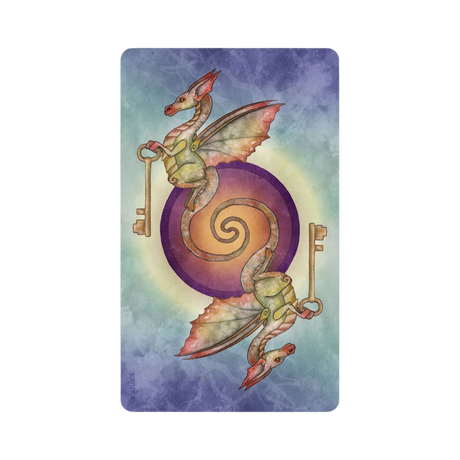For the Love of Dragons Oracle - For the Love of Dragons Oracle Card Back Graphics