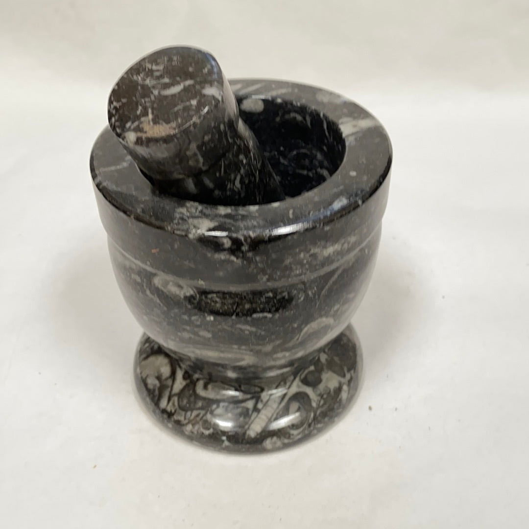 Fossil Mortar & Pestle - 