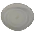 Frosted Deep Dish Glass Pillar Candle Holder -round dish shape candle holder in frosted glass 