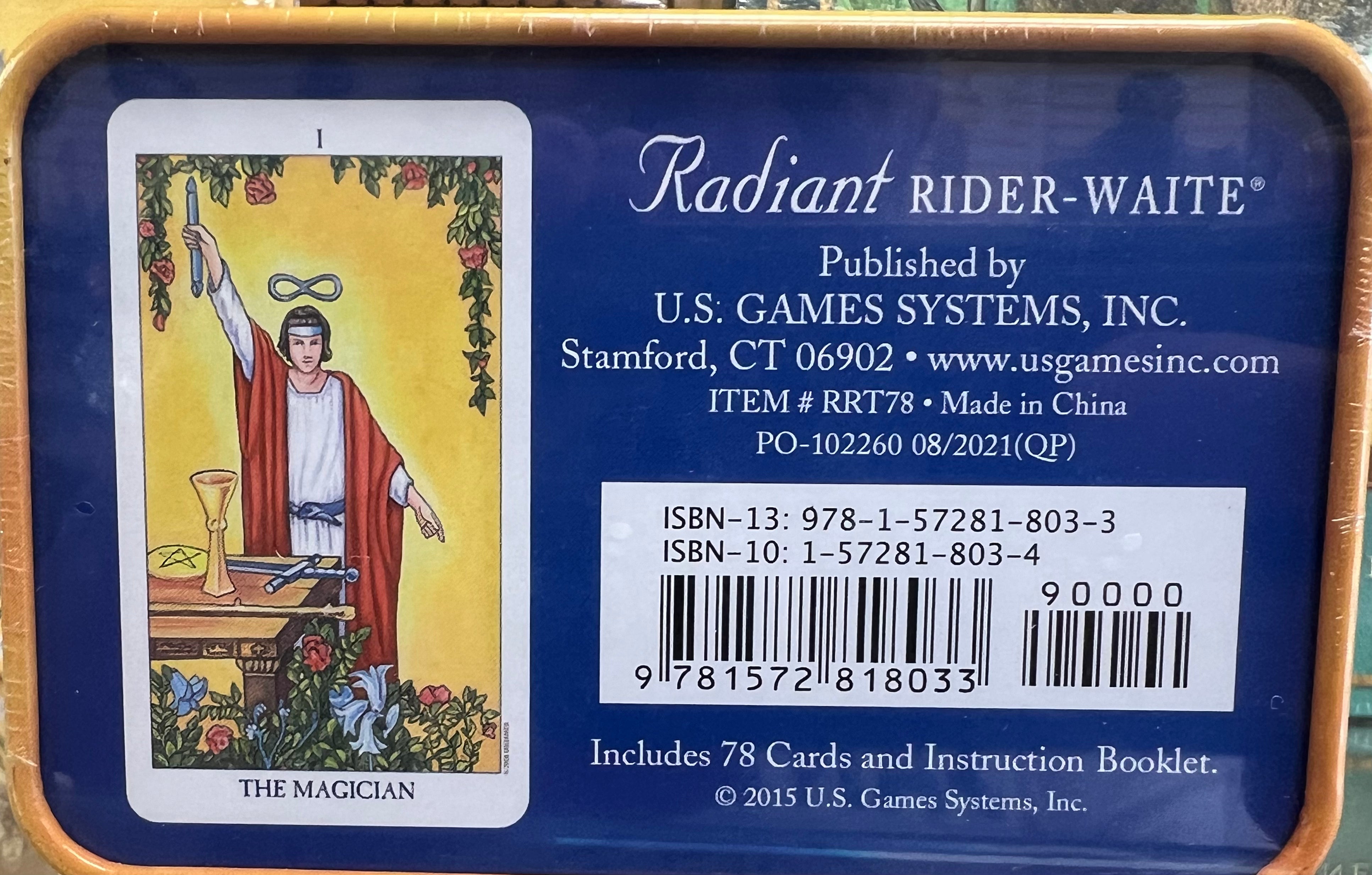 Radiant Rider Waite Tarot Tin