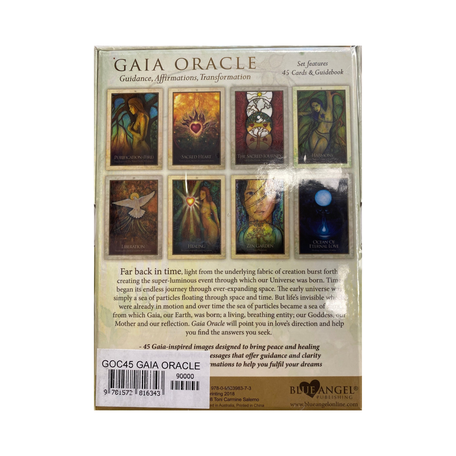 Gaia Oracle Deck - Gaia Oracle Deck back cover