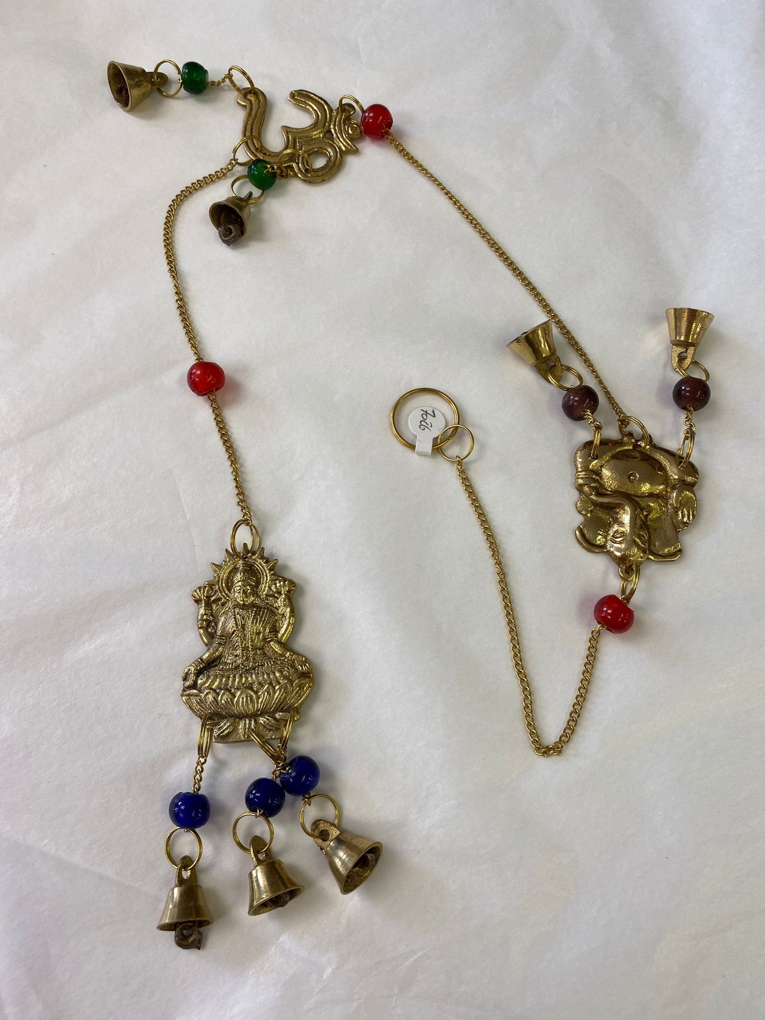 Ganesha OM Buddha Brass Wind Chime - 