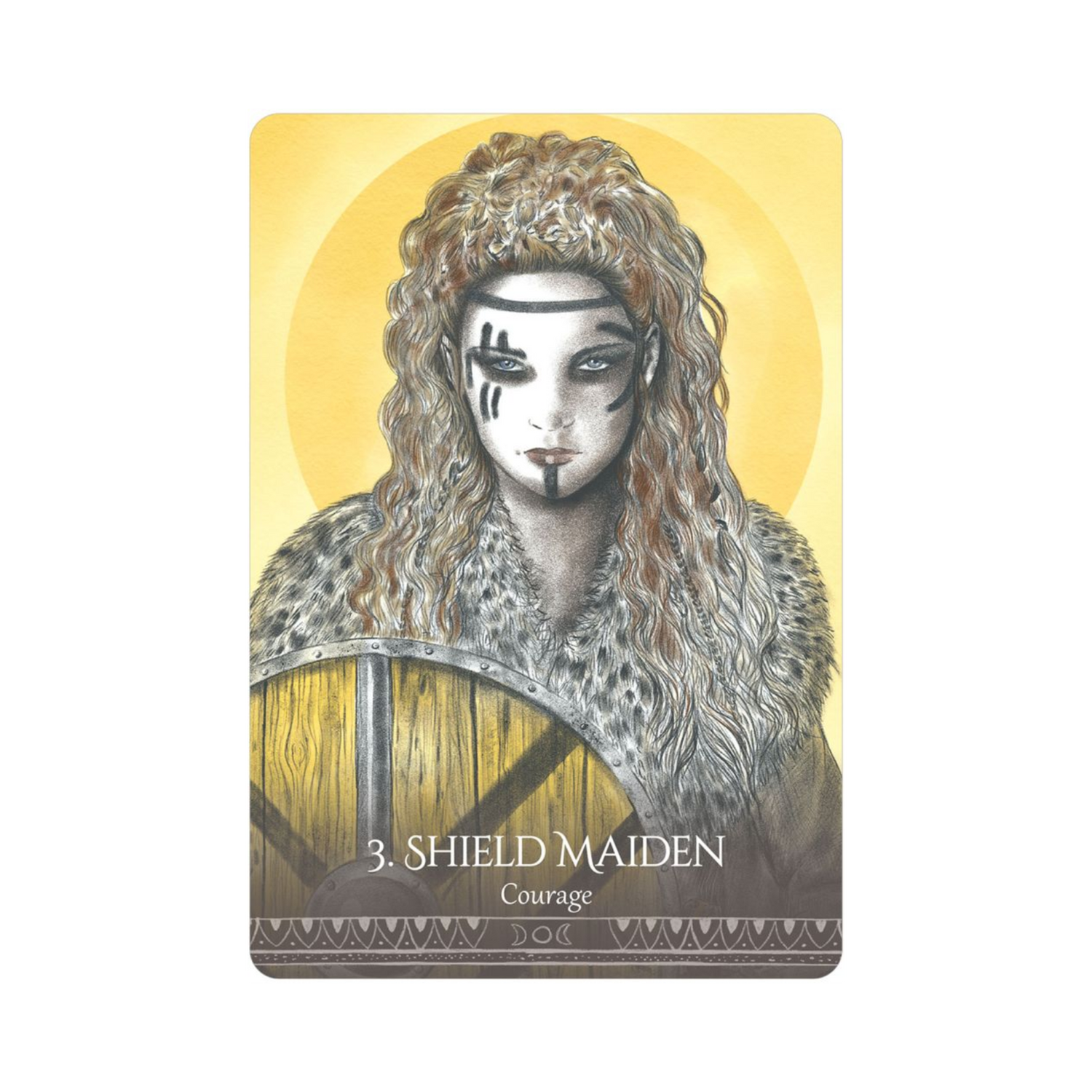 Goddess Spirit Oracle - Goddess Spirit Oracle Card 3 Shield Maiden