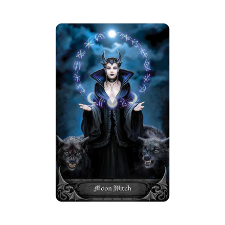 Gothic Oracle Cards - Gothic Oracle Card - Moon Witch