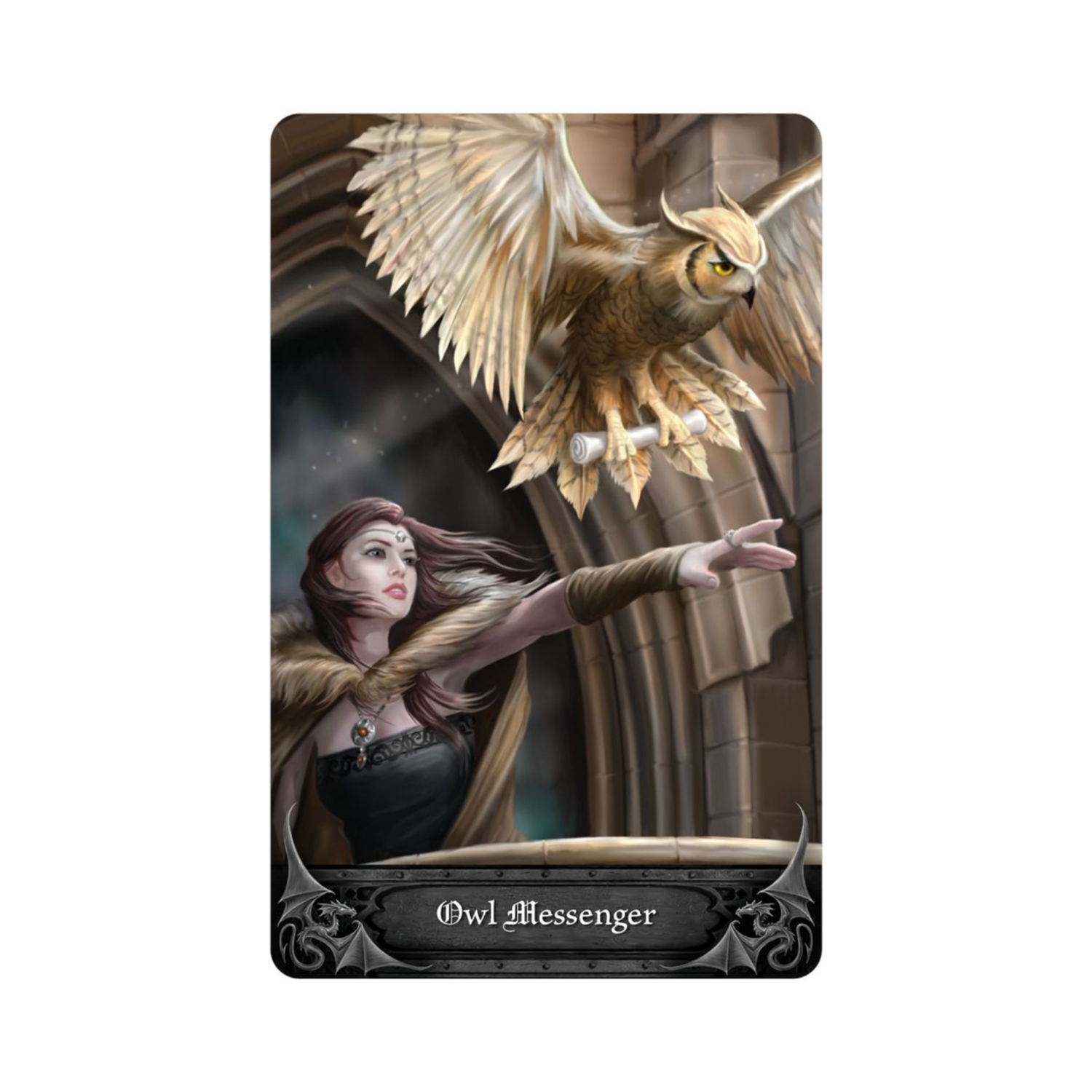 Gothic Oracle Cards - Gothic Oracle Card - Owl Messenger