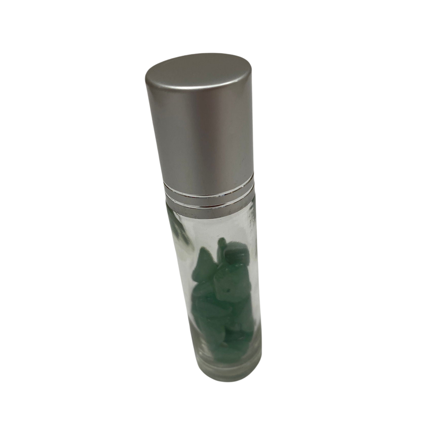 Green Aventurine Crystal Chip Oil Roller Bottle - #original_alt_text#