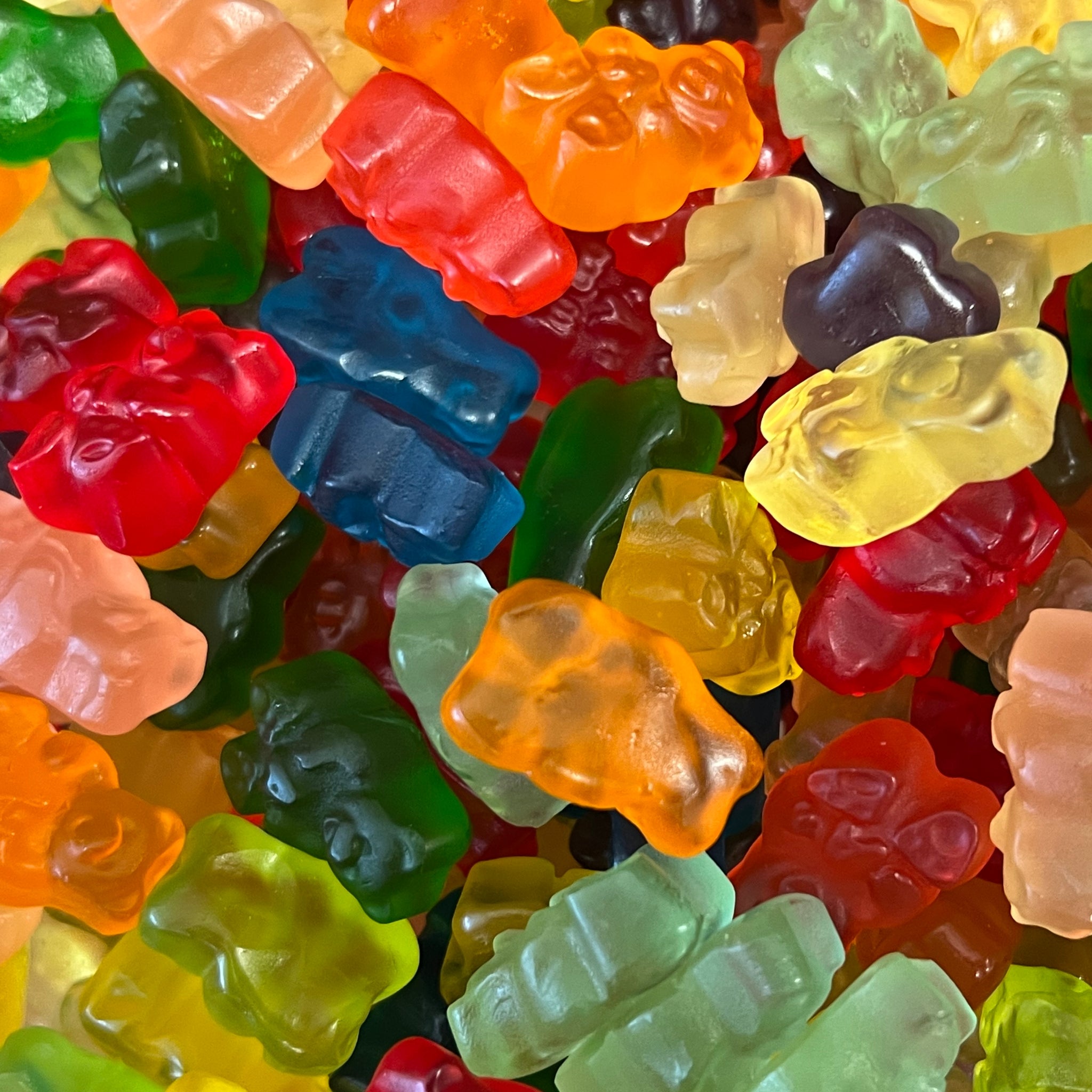 Gummi Bears in multi colors and flavors 