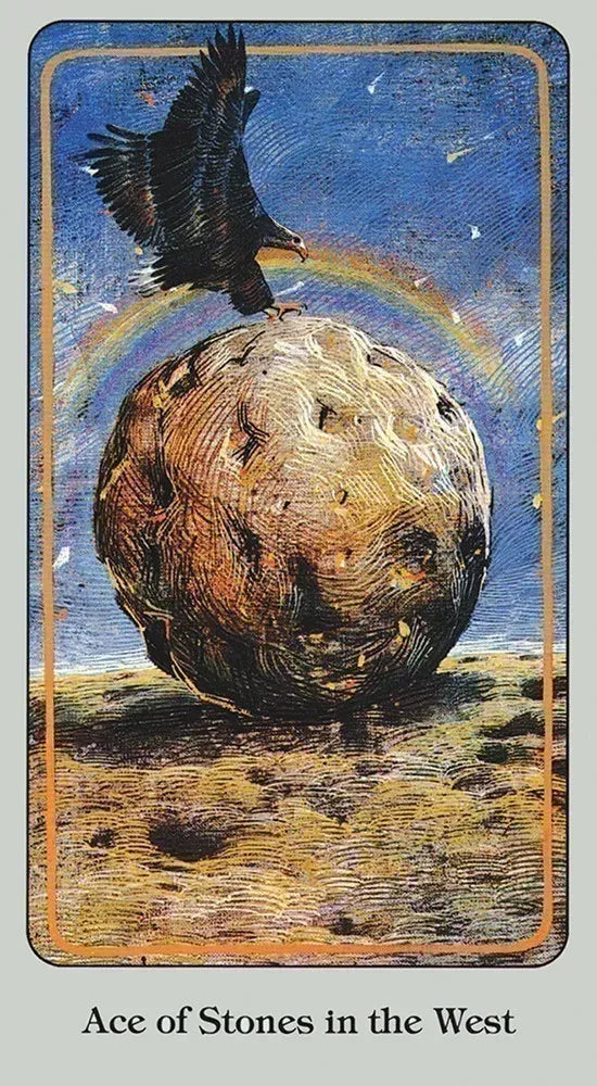 Haindl Tarot - Ace of Stones