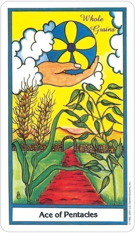 The Herbal Tarot - Ace of Pentacles
