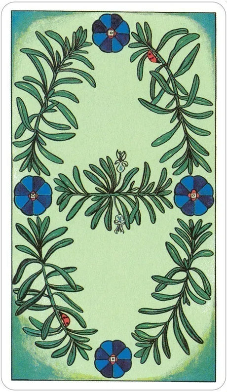 The Herbal Tarot - Back of Card