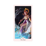 Heavenly Bloom Tarot - Heavenly Bloom Tarot Card - 17 - The Star