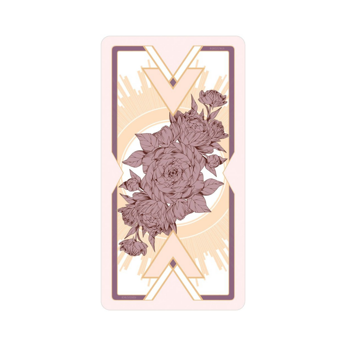 Heavenly Bloom Tarot - Heavenly Bloom Tarot Card back graphics