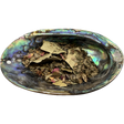 House Blessing Herb Mix Bag - Dried mixed herbs named House Blessing Herb Mix placed on a colorful shell bowl