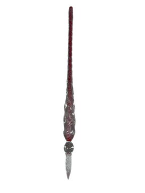 Thin glass pen with a re core 