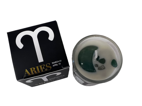 Aries Zodiac Votive Candle