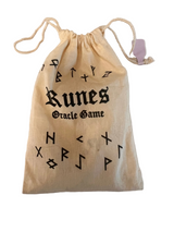 Bone Rune Set with Bag
