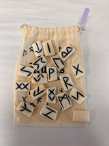 Bone Rune Set with Bag