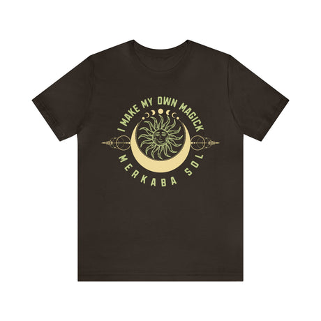 I Make My Own Magick Merkaba Sol Short Sleeve Tee - 
